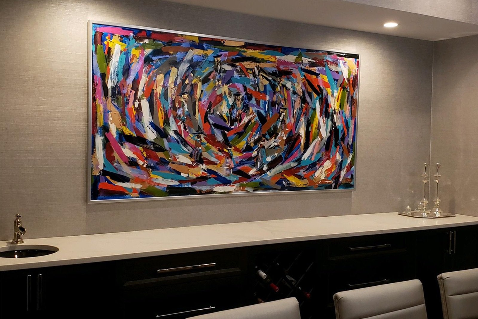 big colorful painting