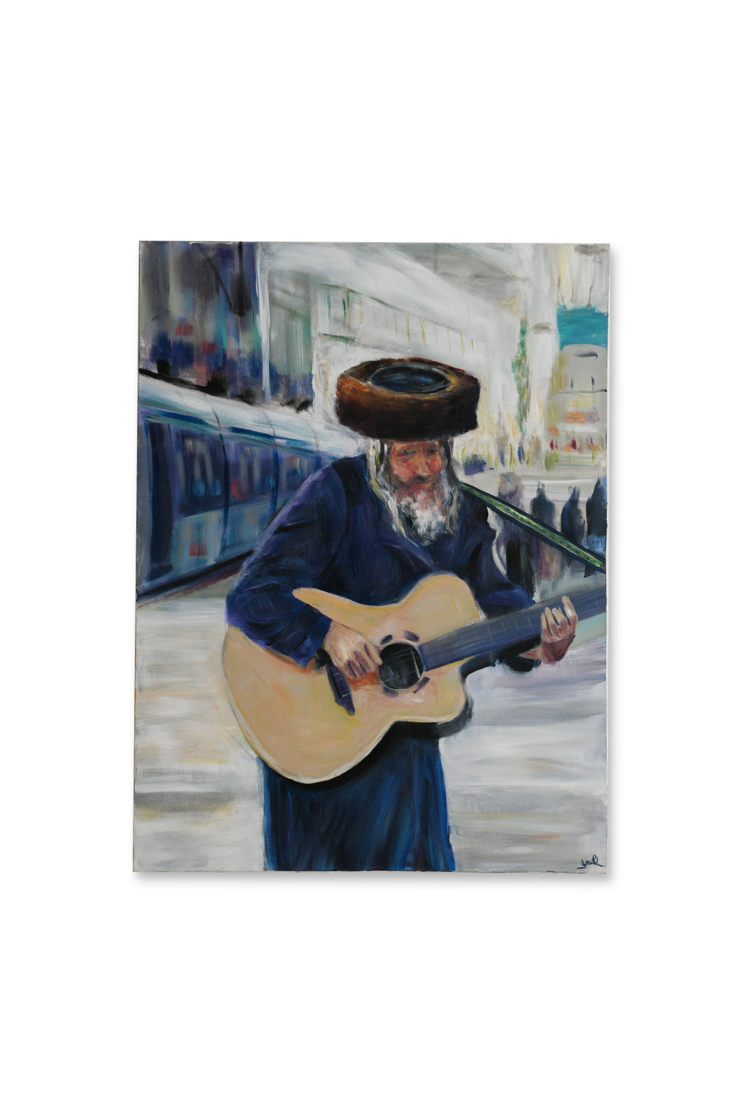 Musician in the street of Jerusalem